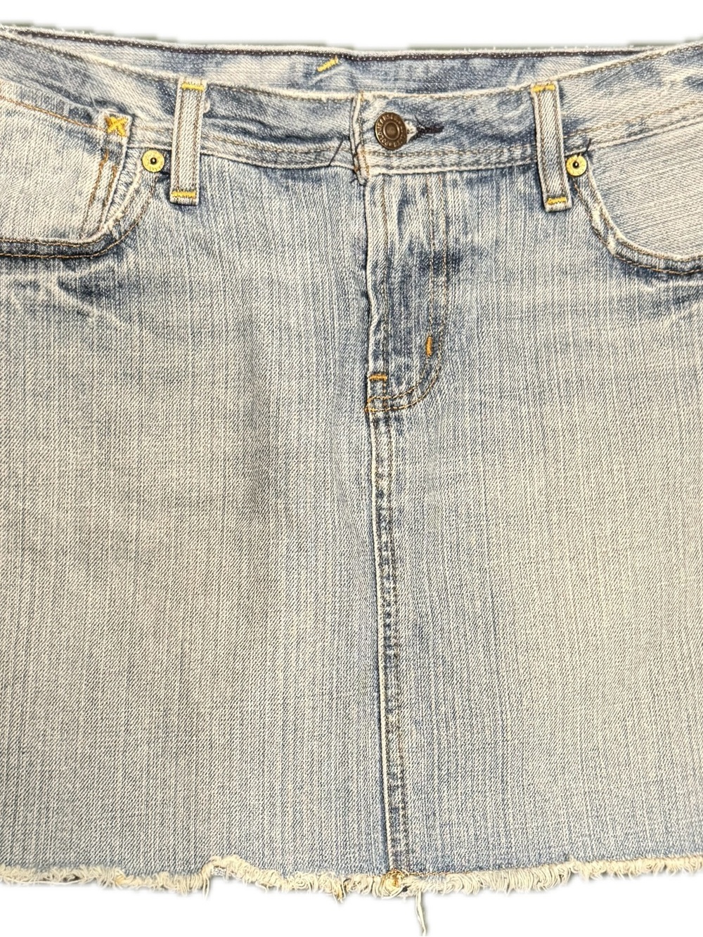 Women's Ralph Lauren Light Wash Denim Skirt
